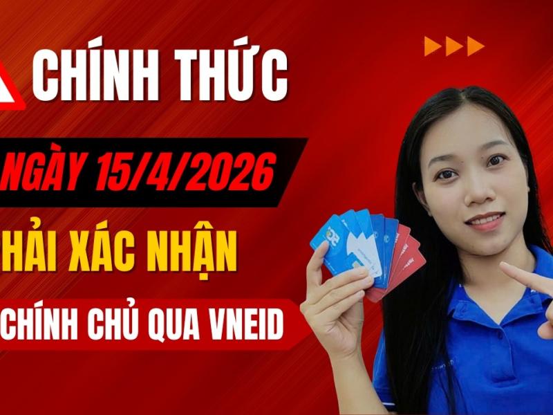 Chính thức có thể xác thực sim chính chủ qua VNeID từ ngày 15/4/2026